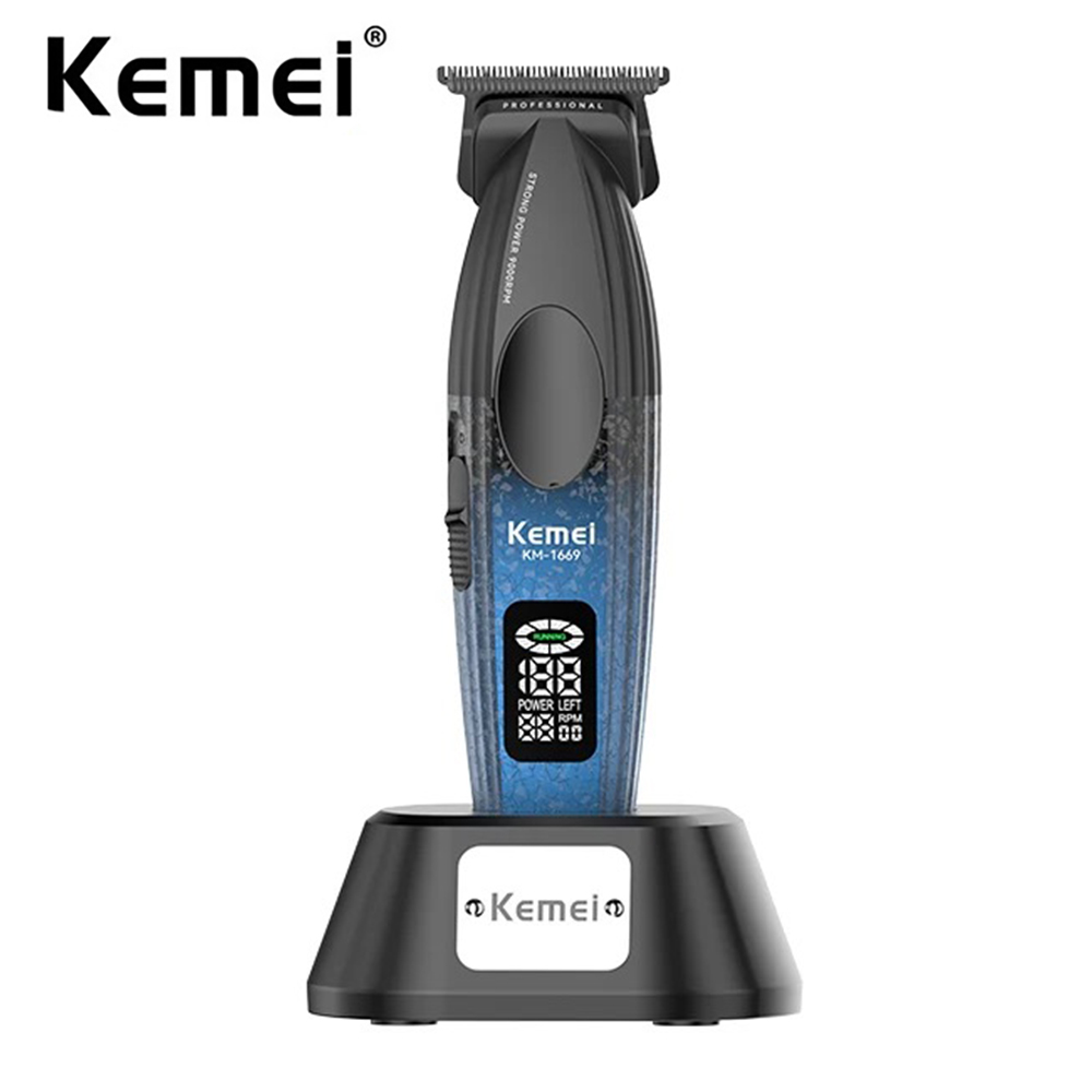 Beard Trimmer Cordless - Kemei Professional Hair Trimmer 9000rpm Zero