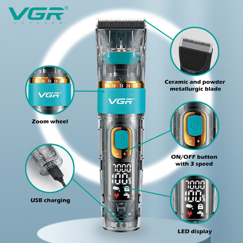 Original VGR Professional Hair - огляд і ціна Beard Trimmer Cordless