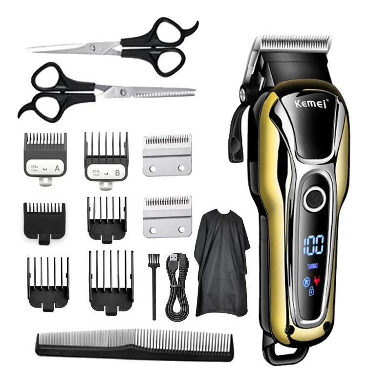 Professional Hair Clipper Keme - огляд і ціна Beard Trimmer Cordless