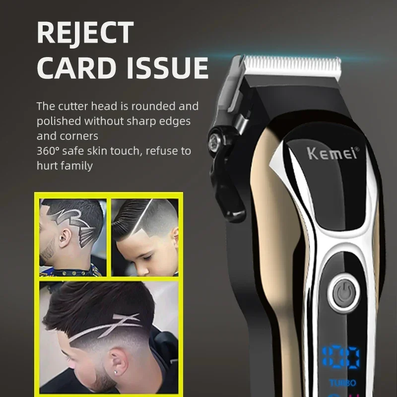 Professional Hair Clipper Keme - огляд і ціна Beard Trimmer Cordless
