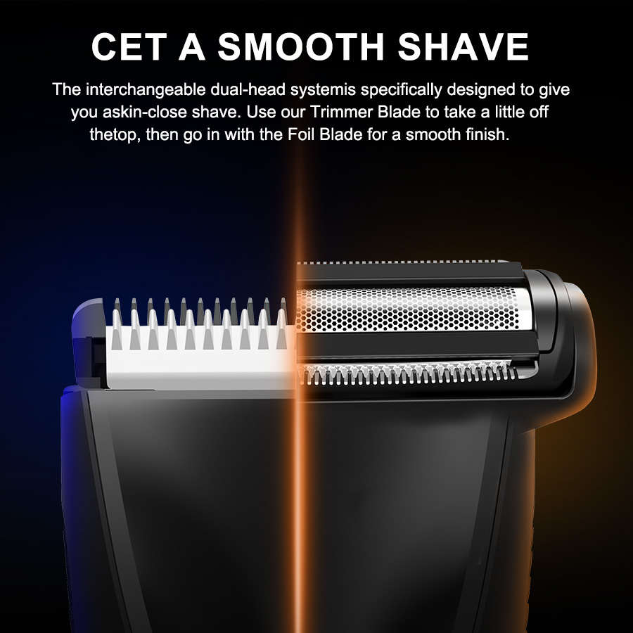 IPX6 Waterproof 2-in-1 Groin/B - огляд і ціна Beard Trimmer Cordless