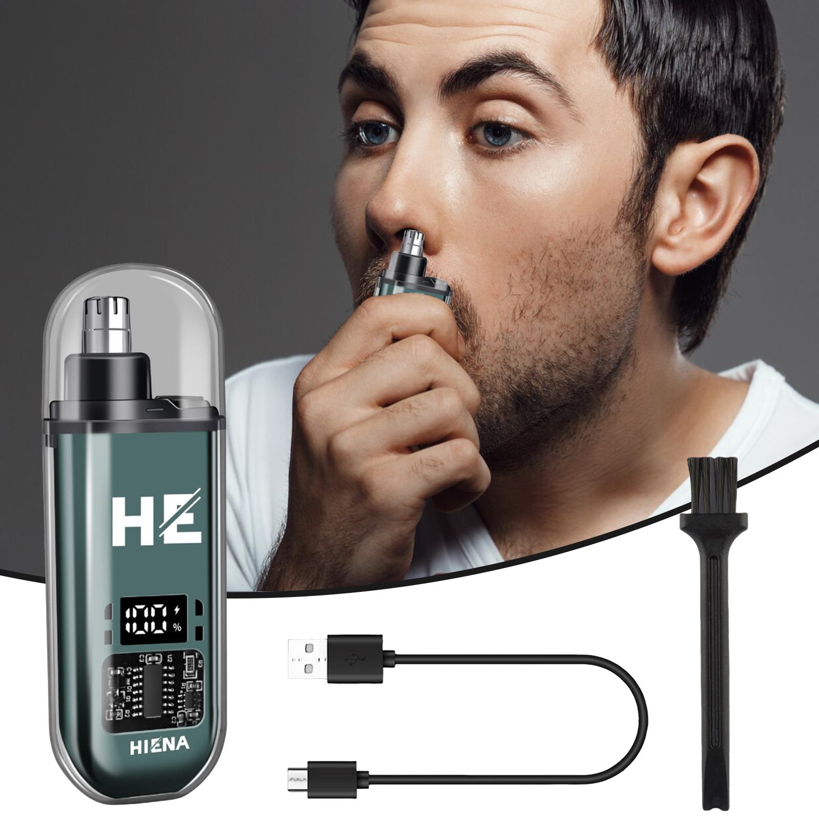 HIENA Nose Hair Trimmer Mini P - огляд і ціна Beard Trimmer Cordless